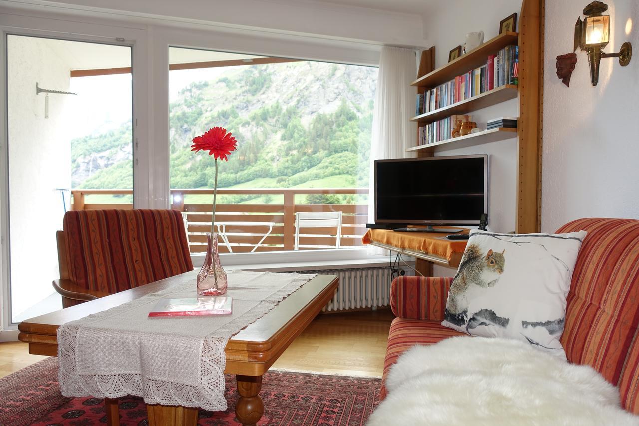 Studio Willimann Haus Dala Im 4 Stock Leukerbad Exterior foto